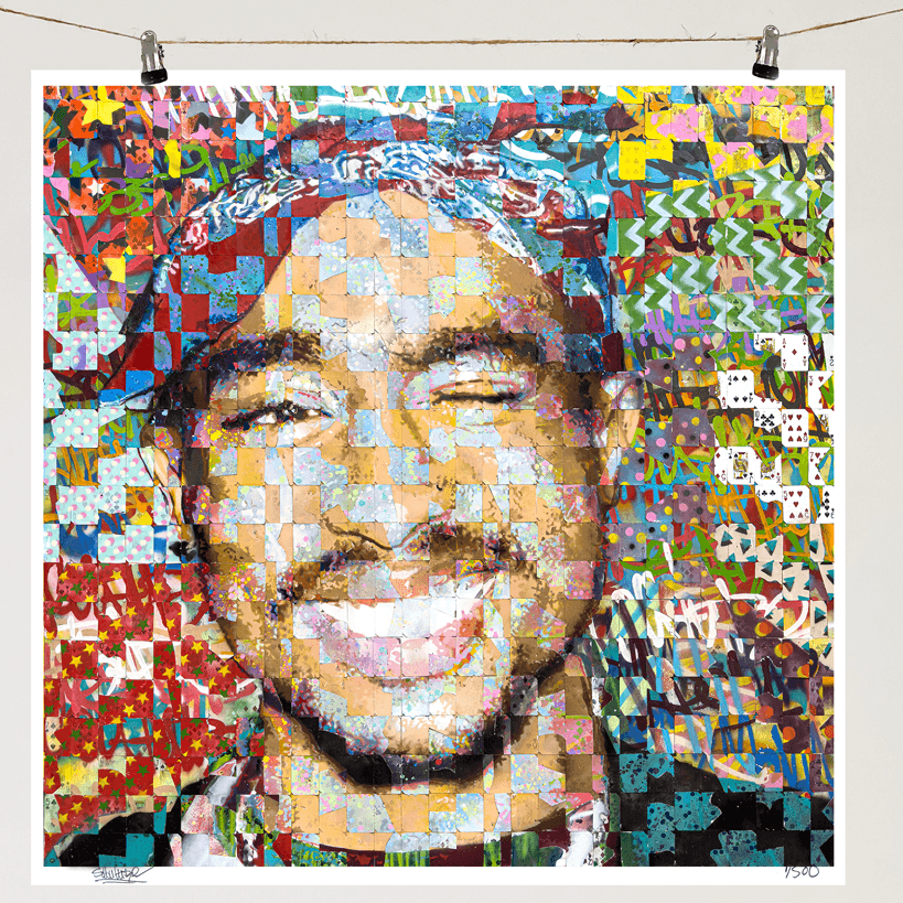2 Pac's Smile Limited Edition-Giclée Print - Spencer Couture