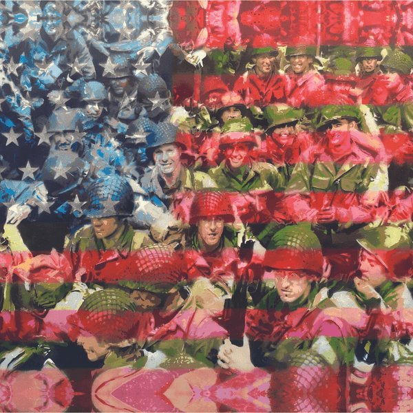 A Heros Flag - Limited Edition Street Art Print by Spencer Couture