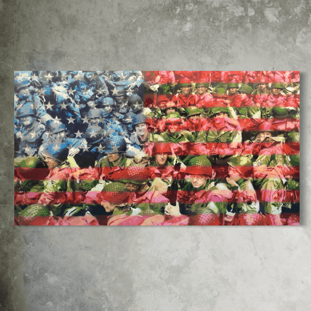 A Heros Flag - Original - Spencer Couture