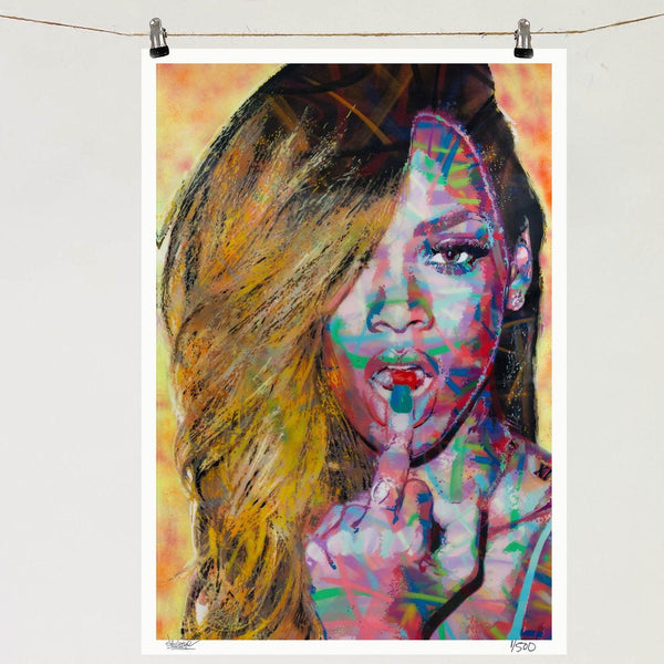 Bad Girl Riri - Limited Edition Street Art Print by Spencer Couture