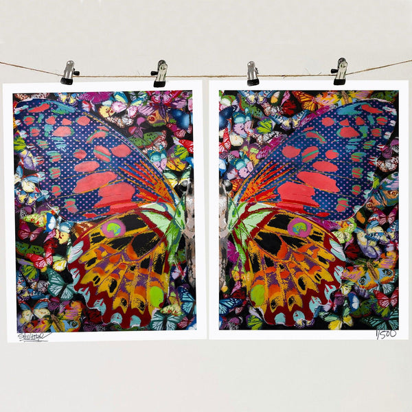 Bella-Two Piece - Limited Edition Street Art Print by Spencer Couture