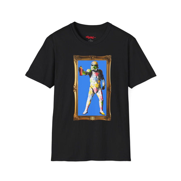 Blue Spray Trooper Artist T-Shirt