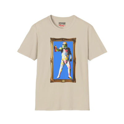 Blue Spray Trooper Artist T-Shirt - Spencer Couture