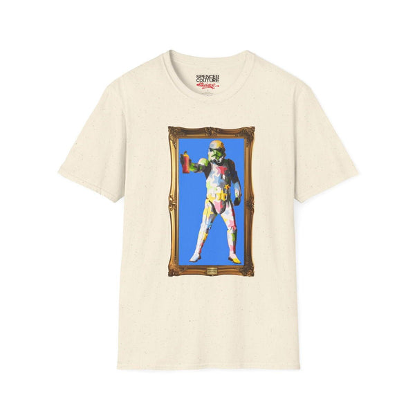 Blue Spray Trooper Artist T-Shirt