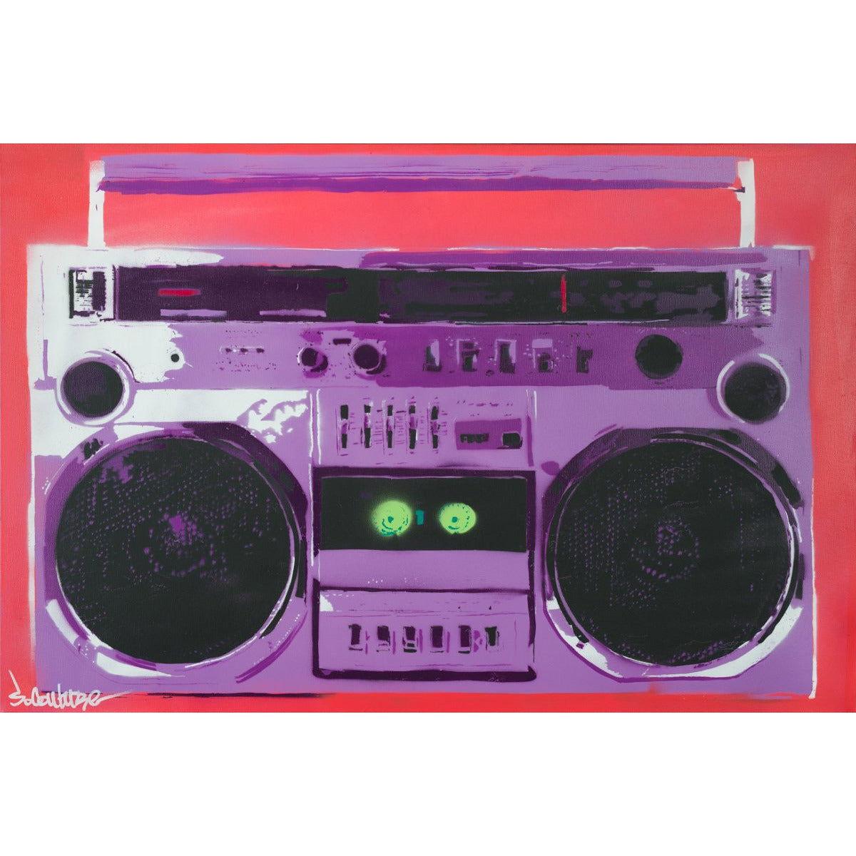 Boom Box - Purple - Original - Spencer Couture