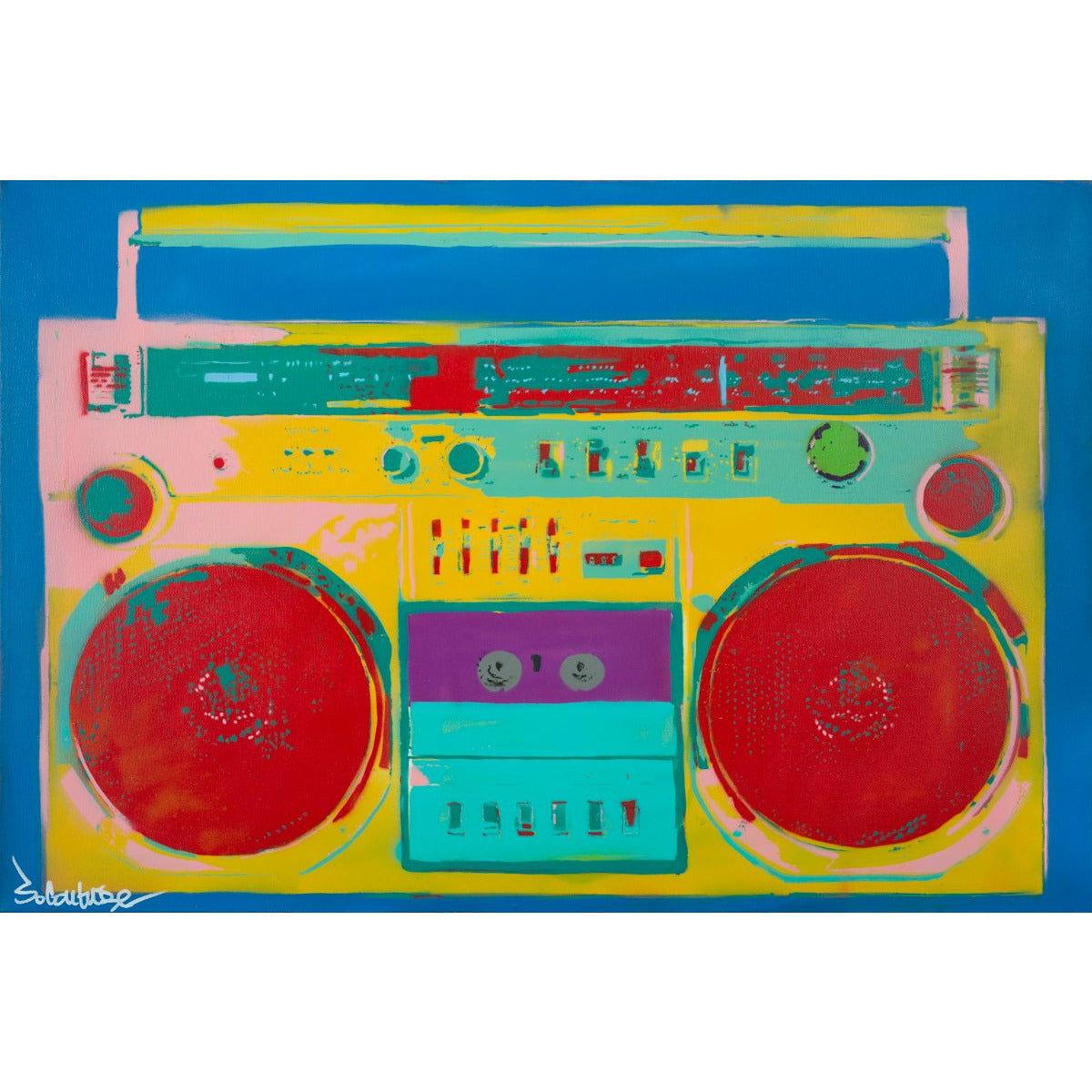 Boom Box - Yellow - Original - Spencer Couture