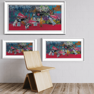 Bottle Rats - Giclée Print - Spencer Couture