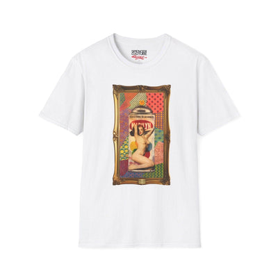Cans on Cans Multi Color Artist T-Shirt - Spencer Couture