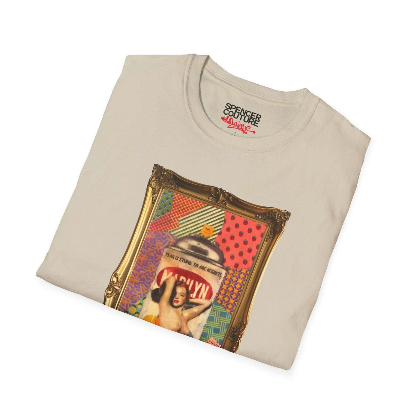 Cans on Cans Multi Color Artist T-Shirt - Spencer Couture
