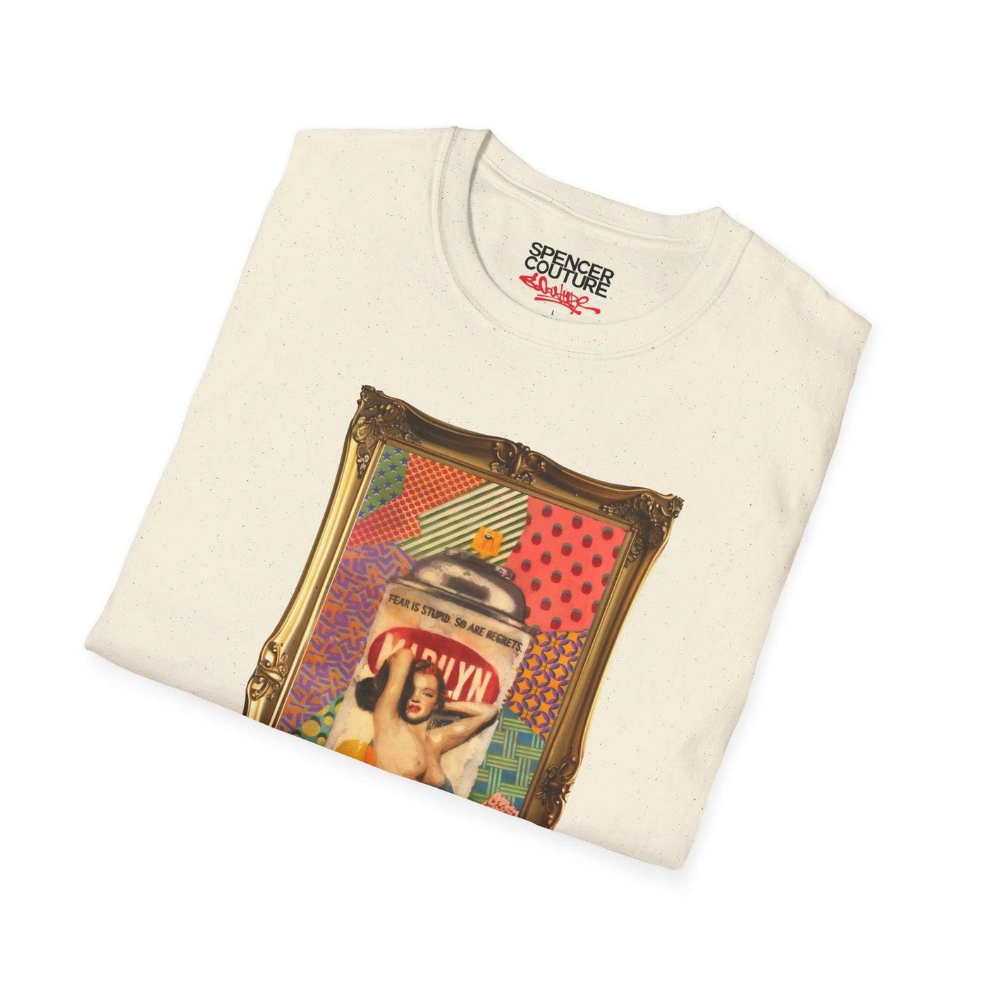 Cans on Cans Multi Color Artist T-Shirt - Spencer Couture