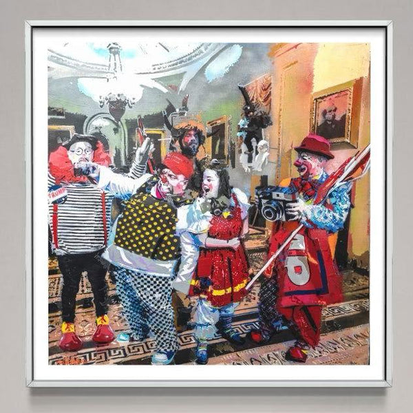 Capitol Clowns - Limited Edition Street Art Print by Spencer Couture