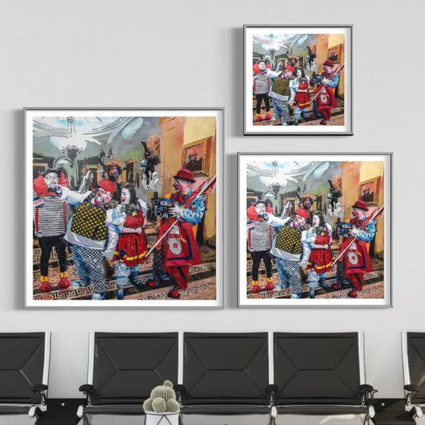 Capitol Clowns - Limited Edition Street Art Print by Spencer Couture