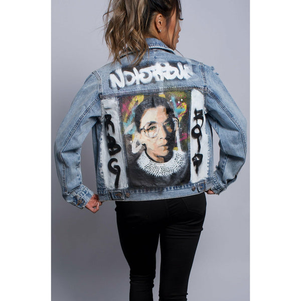 DENIM JACKET - NOTORIOUS R.B.G.