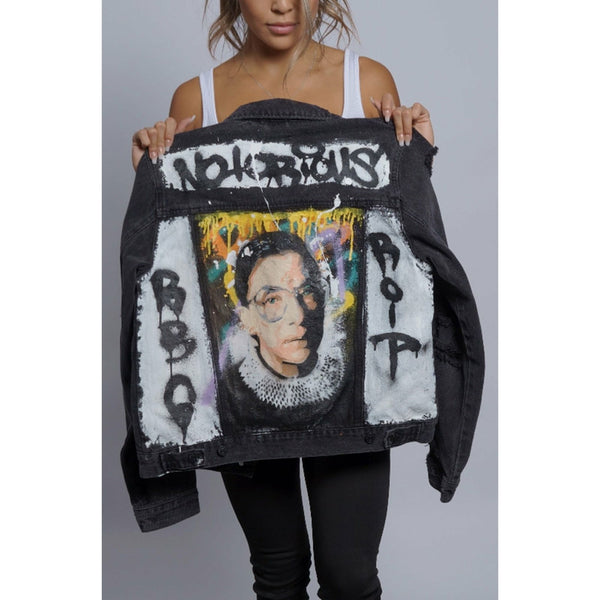 DENIM JACKET - NOTORIOUS R.B.G.