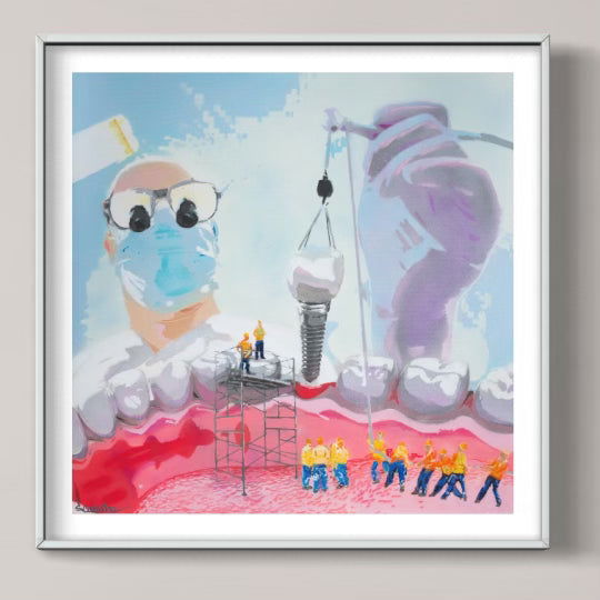 Dental Implant - Giclée Print - Spencer Couture