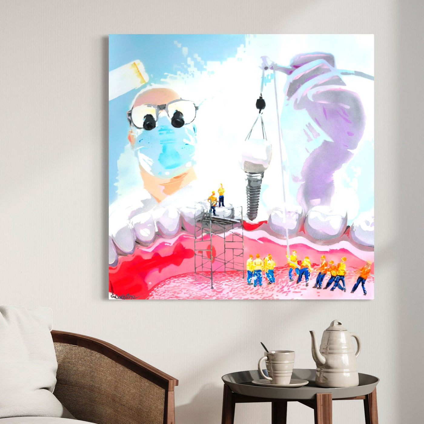 Dental Implant - Giclée Print - Spencer Couture