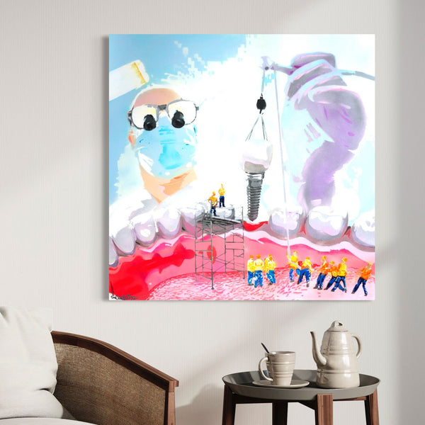 Dental Implant - Limited Edition Street Art Print by Spencer Couture