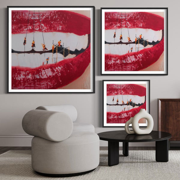 Dental Work - Limited Edition Street Art Print by Spencer Couture
