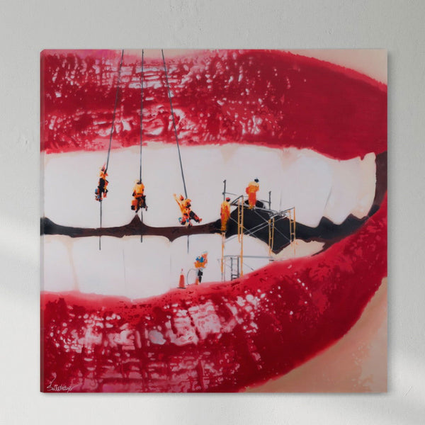 Dental Work - Limited Edition Street Art Print by Spencer Couture