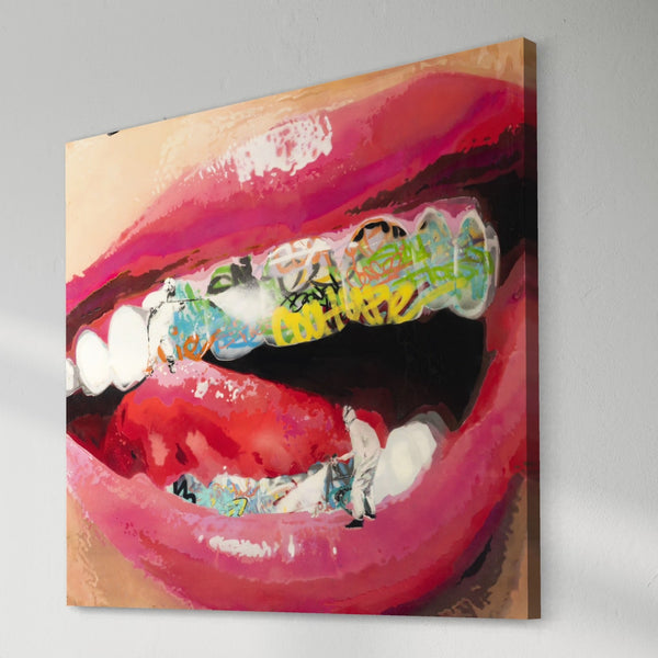 Dirty Mouth- Limited Edition Street Art Print by Spencer Couture