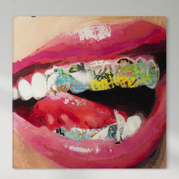 Dirty Mouth- Limited Edition Street Art Print by Spencer Couture