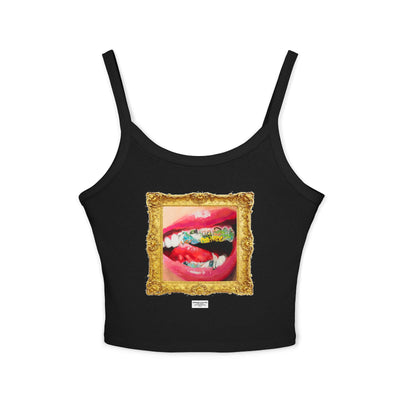 Dirty Mouth Women's Spaghetti Strap Tank Top - Spencer Couture