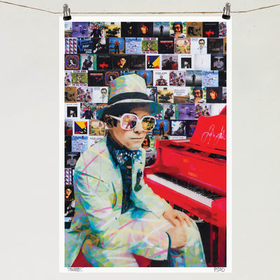 Fair Well Yellow Brick Road (Elton John) - Giclée Print