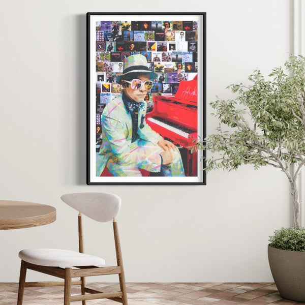 Fair Well Yellow Brick Road (Elton John) - Limited Edition Street Art Print by Spencer Couture