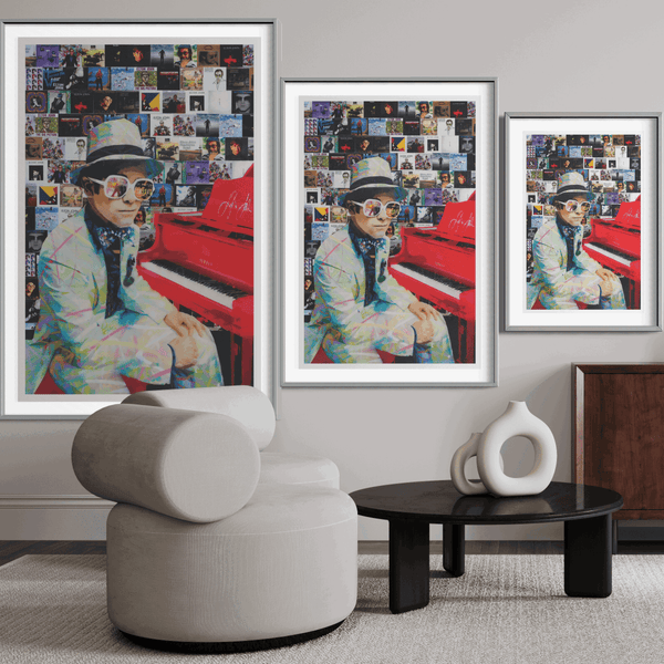 Fair Well Yellow Brick Road (Elton John) - Limited Edition Street Art Print by Spencer Couture