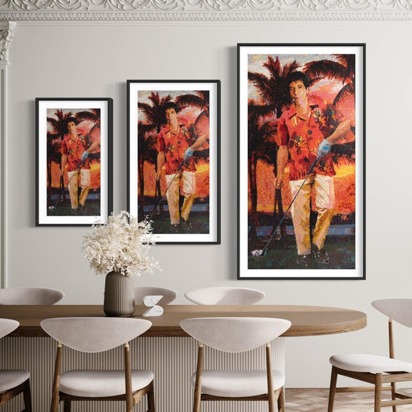 Golf Over Gun's - Limited Edition Street Art Print by Spencer Couture