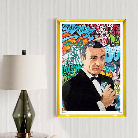 Grafitti Bond -  Giclée Print - Spencer Couture