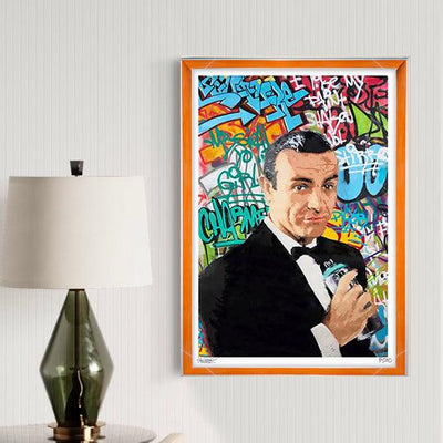 Grafitti Bond -  Giclée Print - Spencer Couture