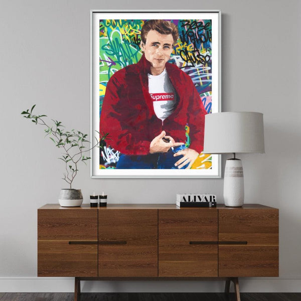 James Supreme - Limited Edition Street Art Print by Spencer Couture
