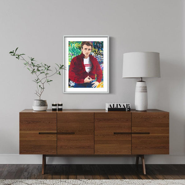 James Supreme - Limited Edition Street Art Print by Spencer Couture
