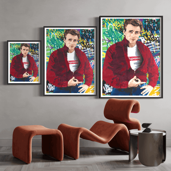 James Supreme - Limited Edition Street Art Print by Spencer Couture