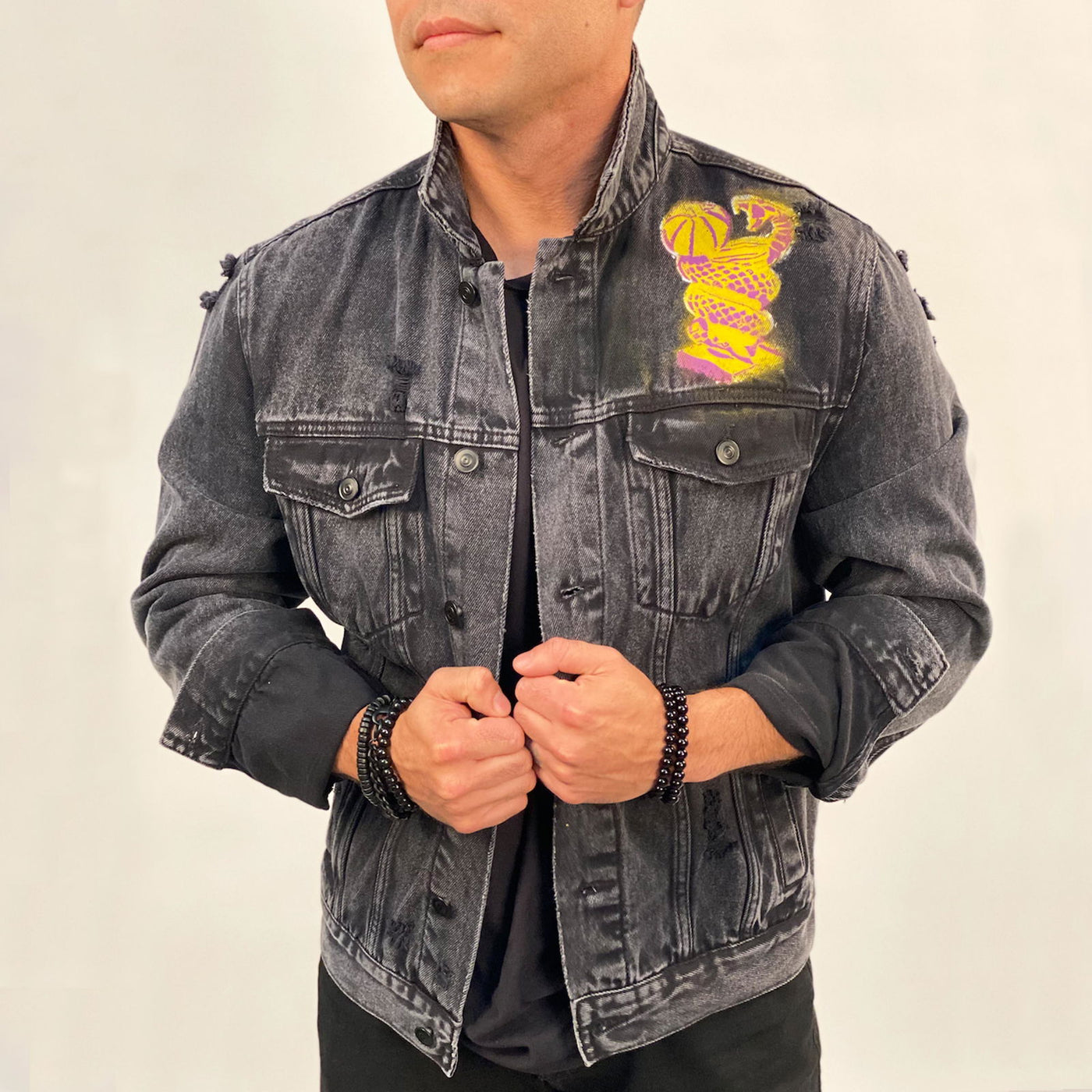 Kobe Denim Jacket - Spencer Couture