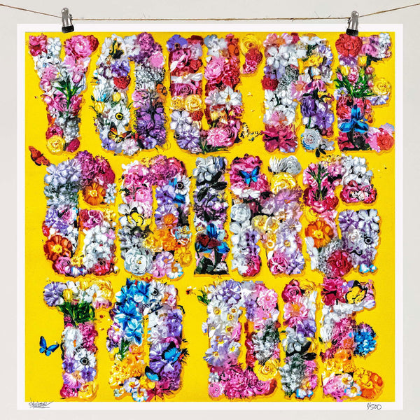 Live Now! - Limited Edition Street Art Print by Spencer Couture