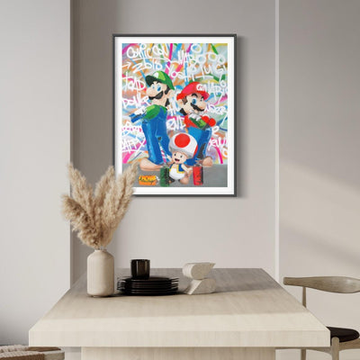 Mario Squad - Giclée Print - Spencer Couture