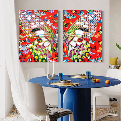 Mariposa -Two Piece Giclée Set Print - Spencer Couture
