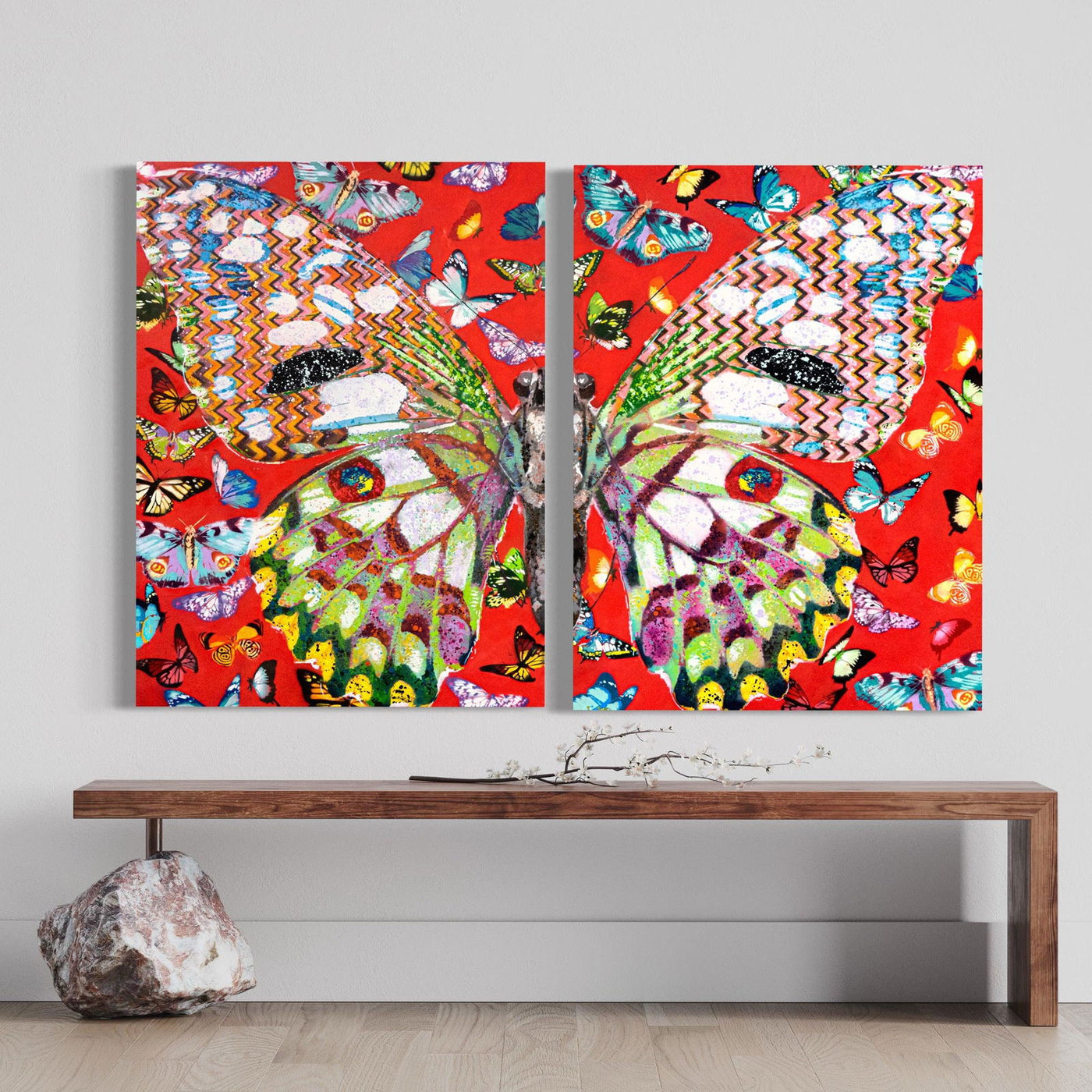 Mariposa -Two Piece Giclée Set Print - Spencer Couture