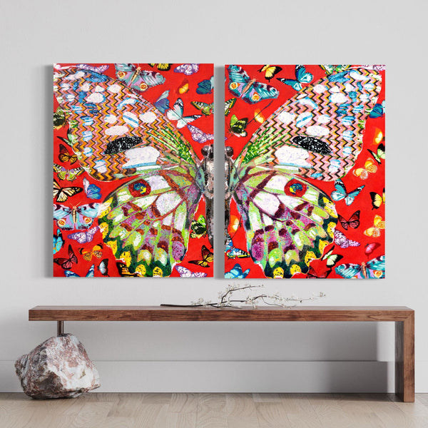 Mariposa -Two Piece - Limited Edition Street Art Print by Spencer Couture