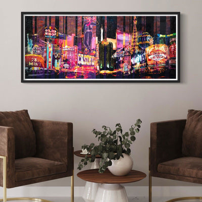 Neon Vegas-Giclée Print - Spencer Couture