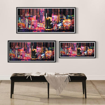 Neon Vegas-Giclée Print - Spencer Couture