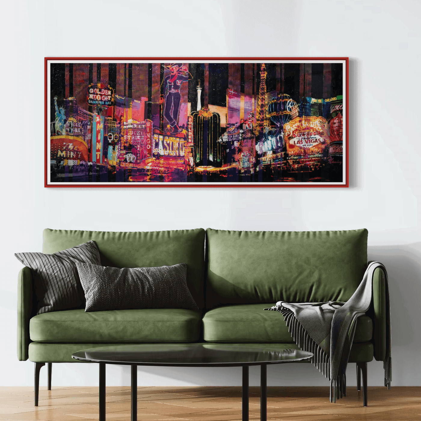 Neon Vegas-Giclée Print - Spencer Couture