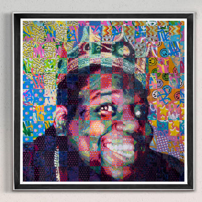 Notorious S.M.I.L.E Limited Edition Giclée Print - Spencer Couture
