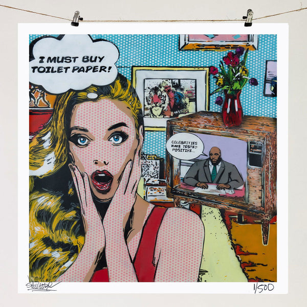Oh Corona- Limited Edition Street Art Print by Spencer Couture