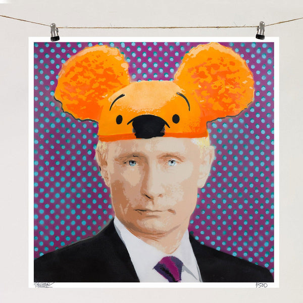 Pooh-Tin- Limited Edition Street Art Print by Spencer Couture