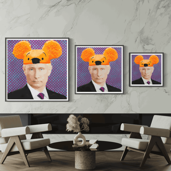 Pooh-Tin- Limited Edition Street Art Print by Spencer Couture