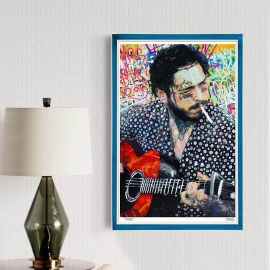 Post Malone - Giclée Print - Spencer Couture