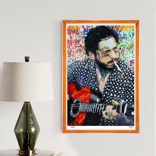 Post Malone - Giclée Print - Spencer Couture